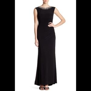 NWT Vince camuto jersey formal black gown